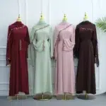 Abaya femme luxe Dubaï : robe moderne, élégante et pudique