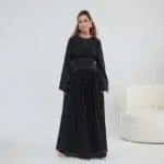 Abaya femme luxe de Dubaï | Robe abaya moderne et élégante | Aylinejab – Image 10