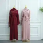 Abaya femme luxe Dubaï : robe moderne, élégante et pudique – Image 2